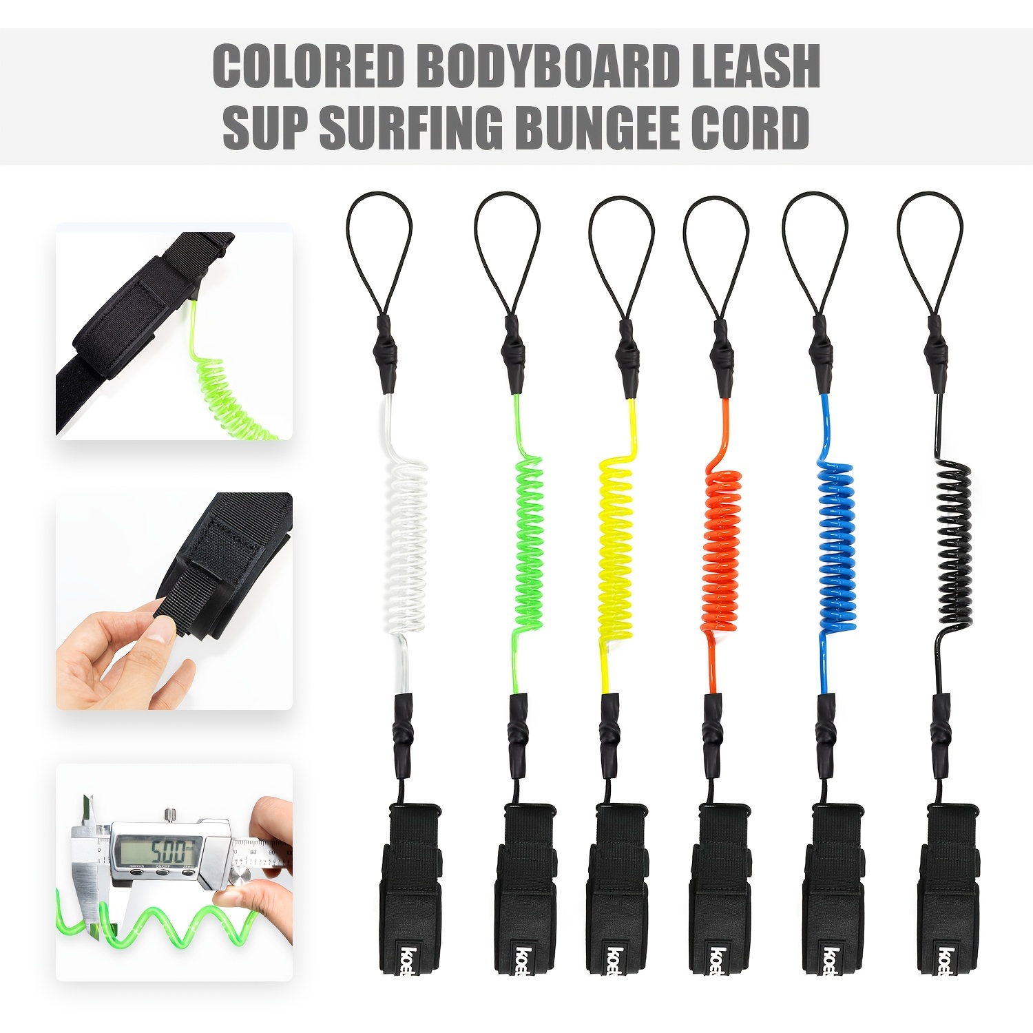 KOETSU Bodyboard Leash, 5mm TP - Stand Up Paddle Leash review and price